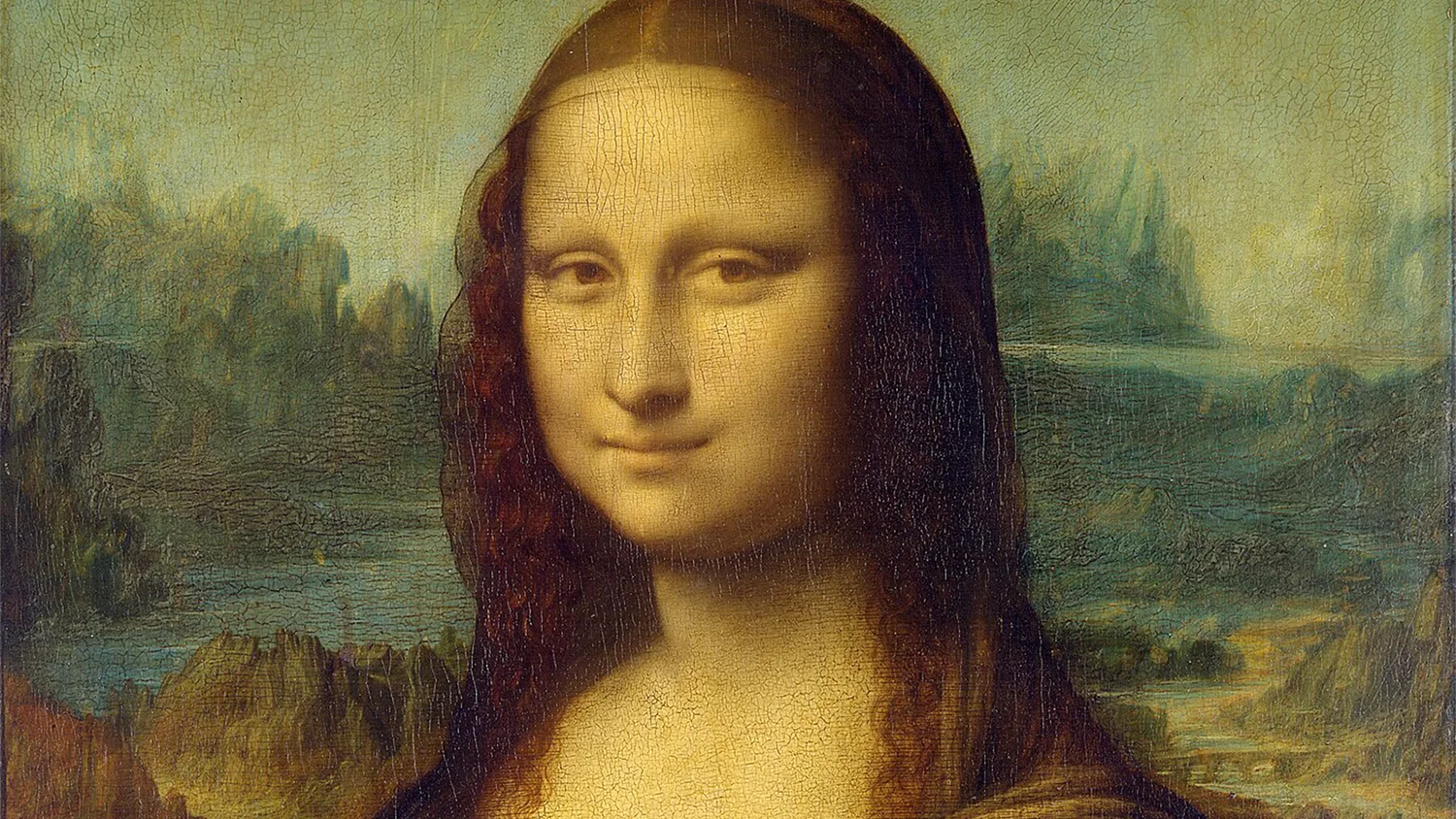 Mona Lisa by Leonardo da Vinci from C2RMF retouched